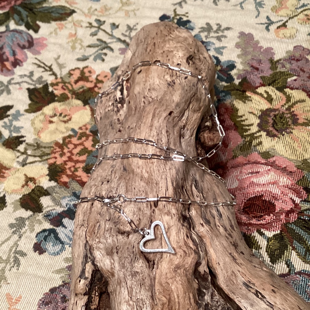 Waist Belly Chain W/ Silver Heart